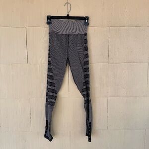 Free People Movement Leggings Snap Ankle Detail Perforated